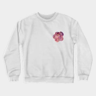 Pink Flower Crewneck Sweatshirt